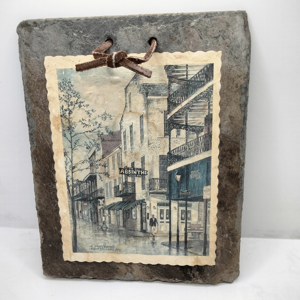 1795 Slate Roofing Tile With The Old Absinthe House- Oldest Continuously Running-image
