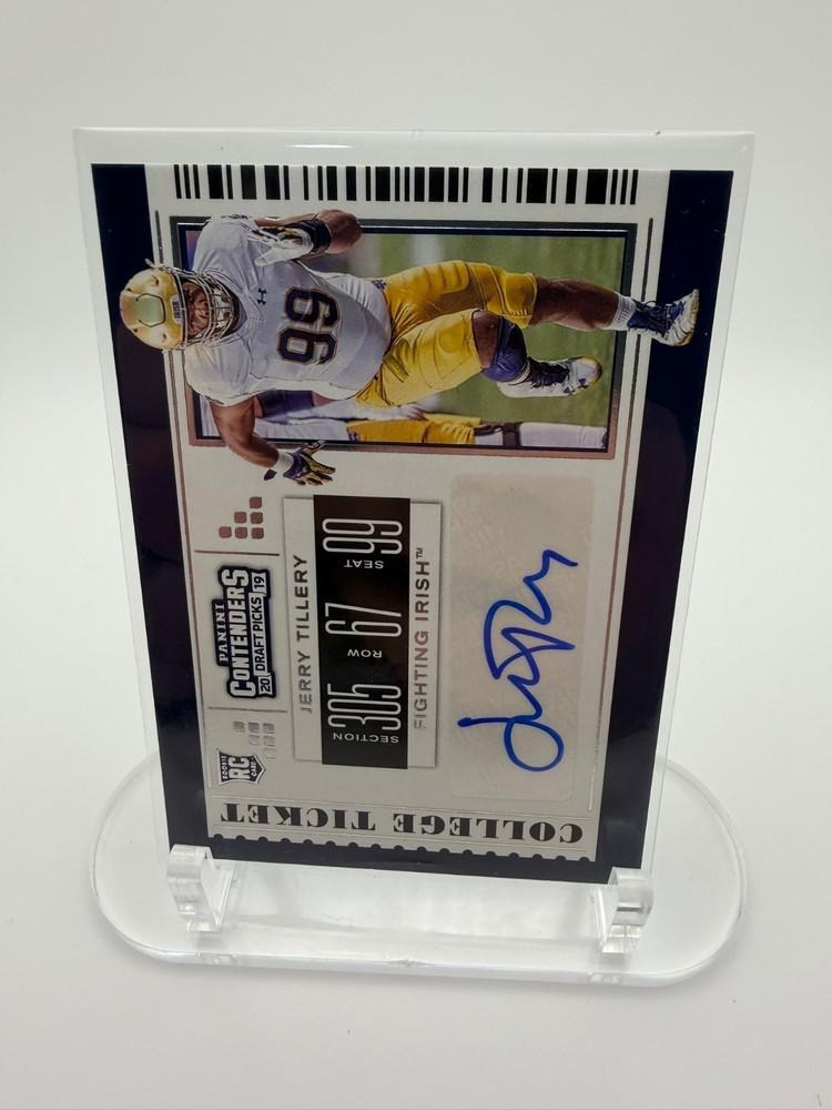 2019 Panini Contenders Draft Picks - College Ticket Jerry Tillery #188 (AU, RC)