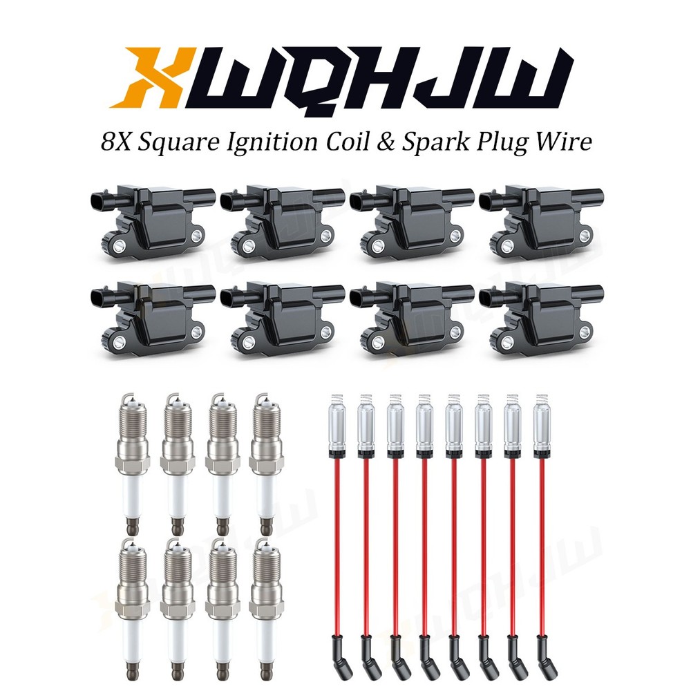 Ignition Coil & Iridium Spark Plug For 2000-2004 Lincoln Navigator UF191 SP413