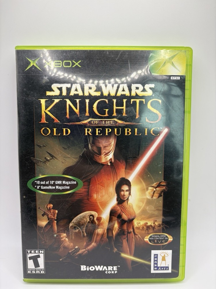 Star Wars: Knights of the Old Republic (Microsoft Xbox, 2003) CIB Tested