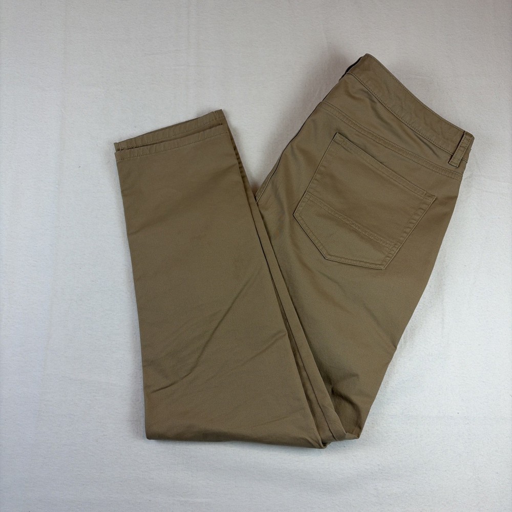UNTUCKit Men's 5 Pocket Chino Pants 34x30 Slim Fit Khaki Tan