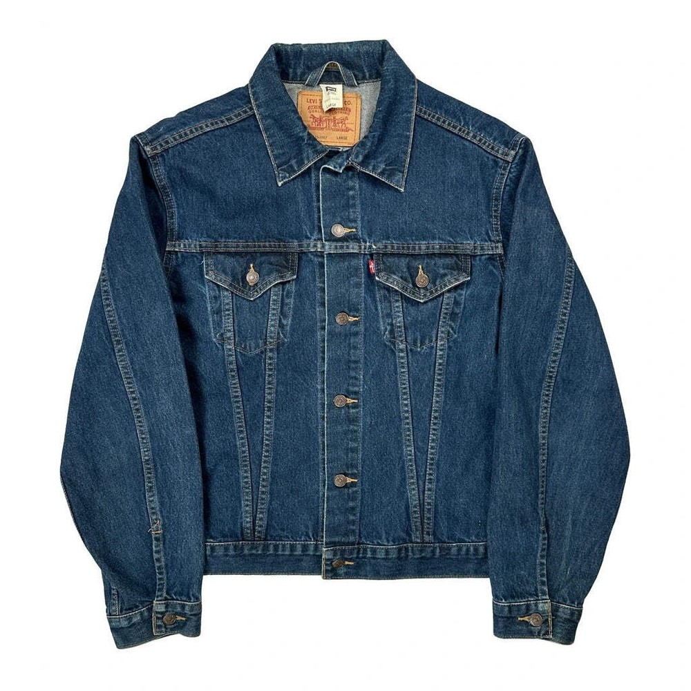 Levis Denim Jacket - Large Blue Cotton