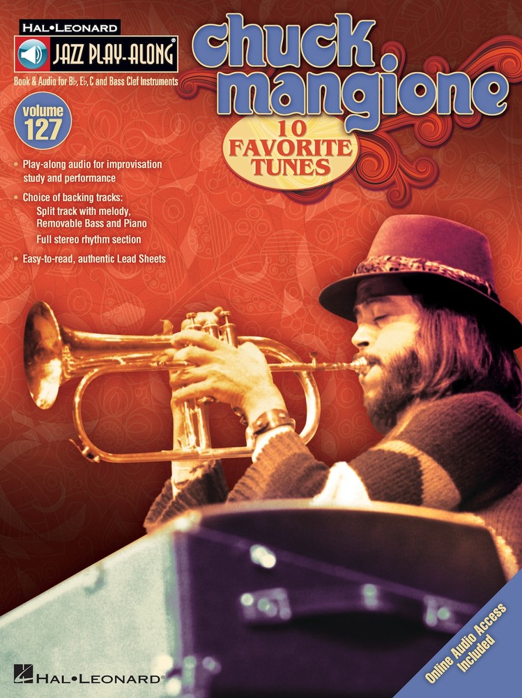 Chuck Mangione Jazz Play-Along Vol 127 Bb Eb C BC Sheet Music Song Book & Audio