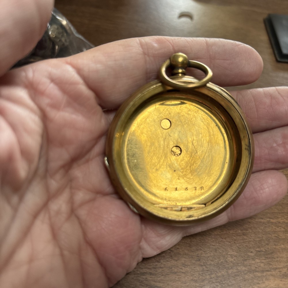 Registered Canadian Gold Trade Mark Empty Gold Watch Case