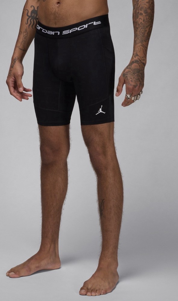 Mens Nike Air Jordan Compression Shorts Spandex Half Tights New XL