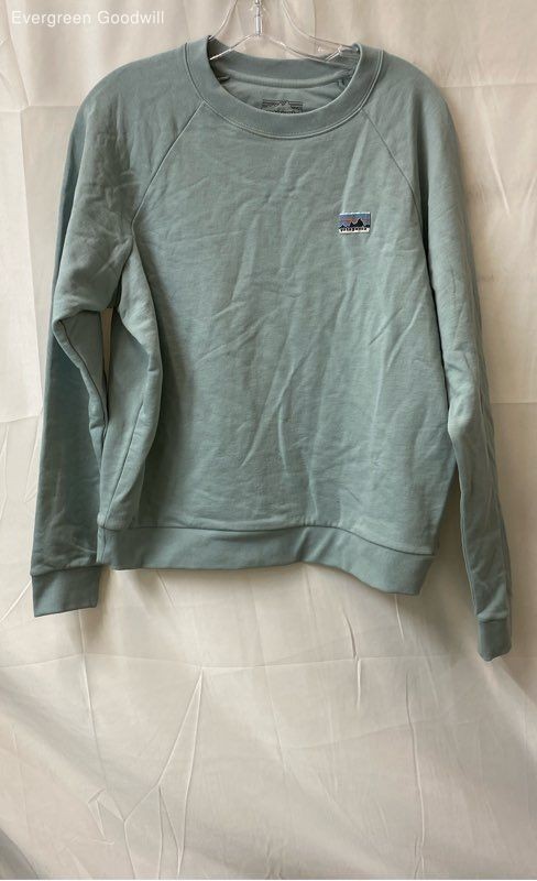 NWT Patagonia Women's Thermal Blue Regenerative Cotton Essential T-Shirt Size S
