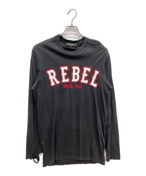 Long sleeve cut and sew printed long T-shirt