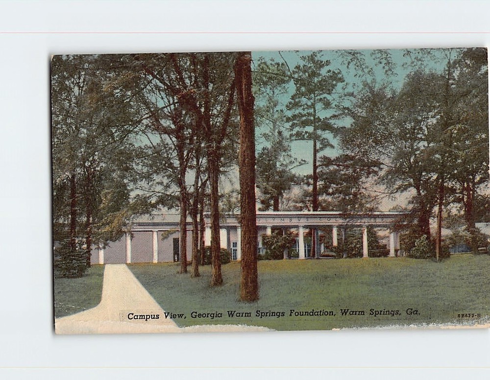 Postcard Campus View Georgia Warm Springs Foundation Warm Springs Georgia USA