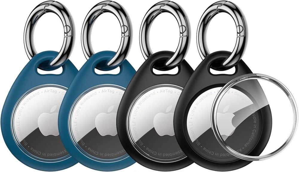 Secure Fit Apple AirTag Holder Set of 4 - Easy Installation Design
