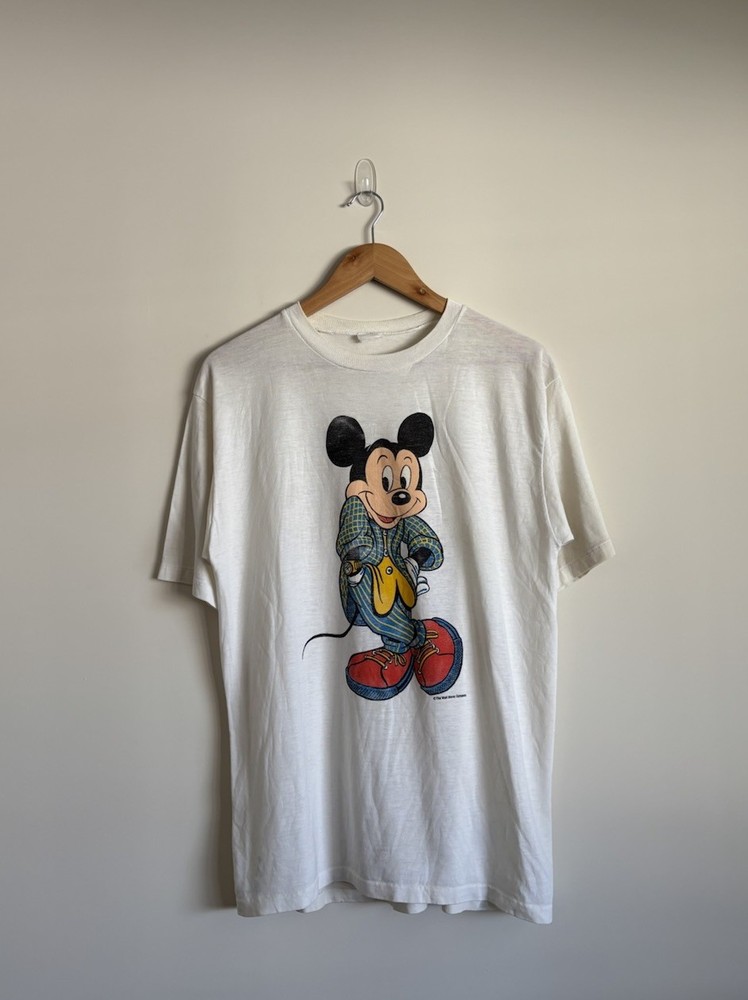 Vintage Mickey Mouse Shirt Size XL Disney 80s Rare