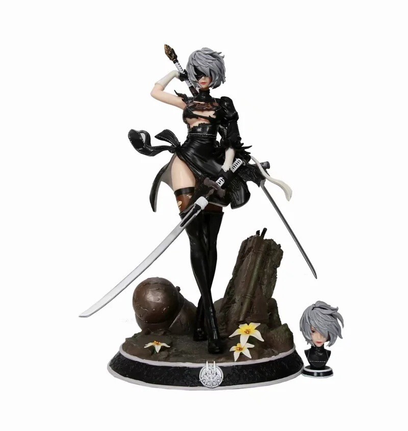 33cm Nier Automata 2B YoRHa No. 2 Type B Animation Hand-Made Action Figure New