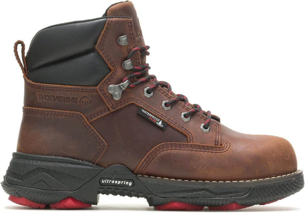Wolverine Men's Hellcat 6-Inch Carbonmax Work Boot with Durashocks & Ultraspring