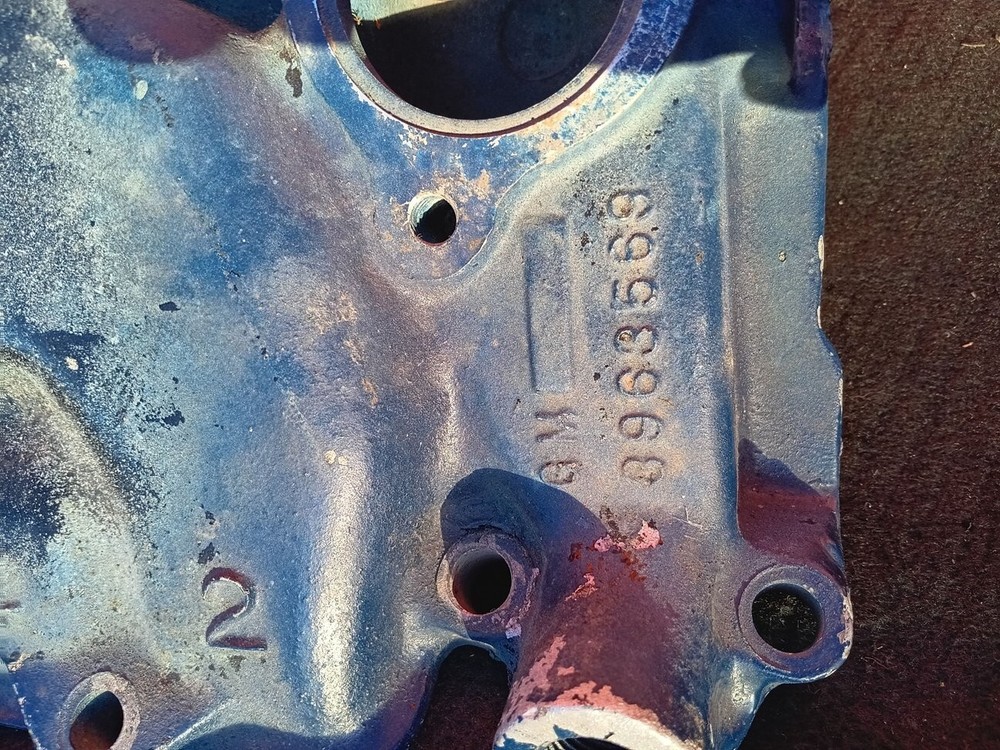 GM intake 3963569 1971 L78 L89 LS6 original embossed numbers
