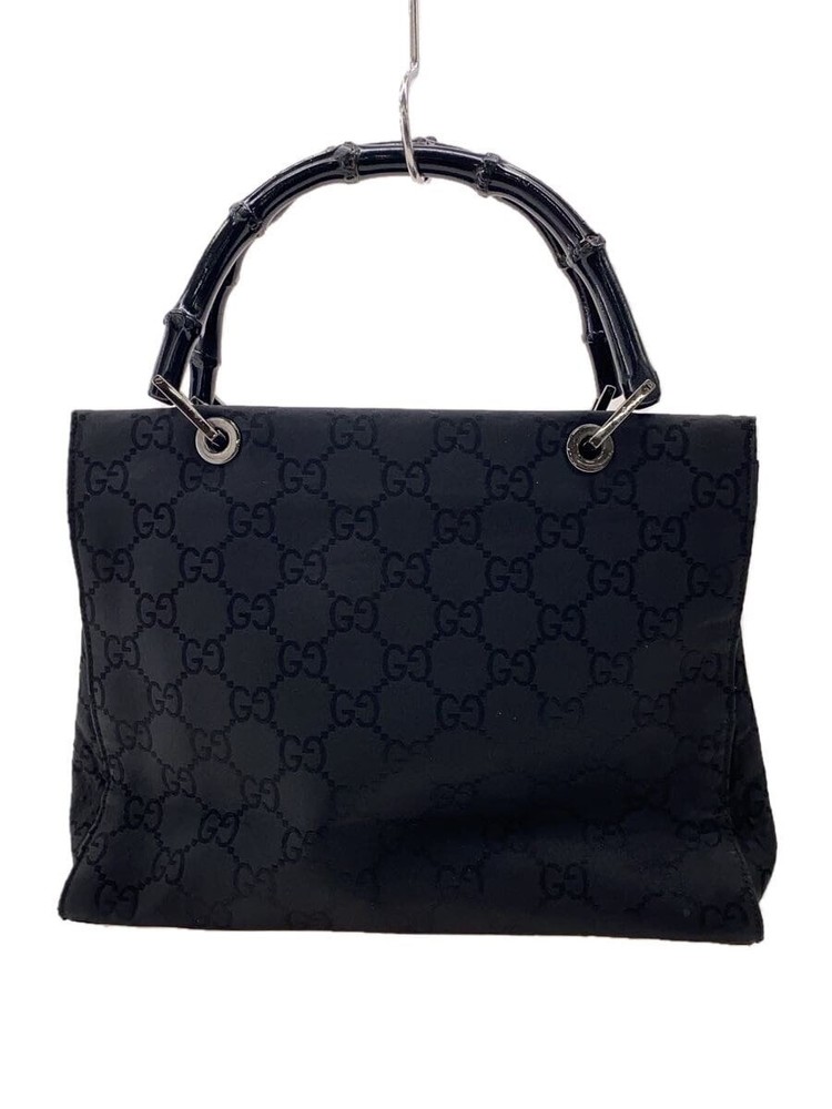 GUCCI Bamboo Shoulder Bag in Black imported from Japan