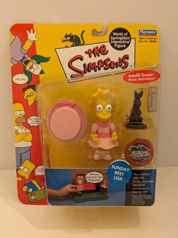 The Simpsons SUNDAY BEST LISA Playmates Figure