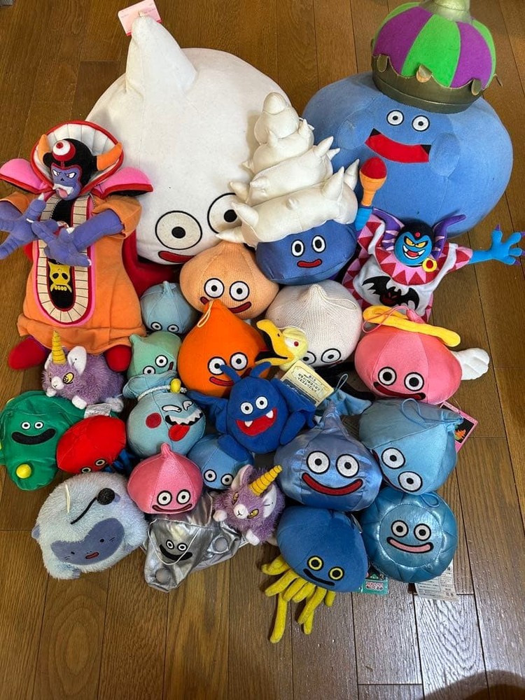 Dragon Quest Plush Lot Collectible Toys Assorted Slimes Monsters & Figures