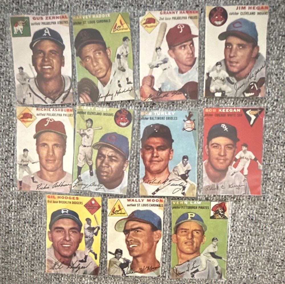 1954 Vintage Topps Sports Illustrated 11-Card Lot