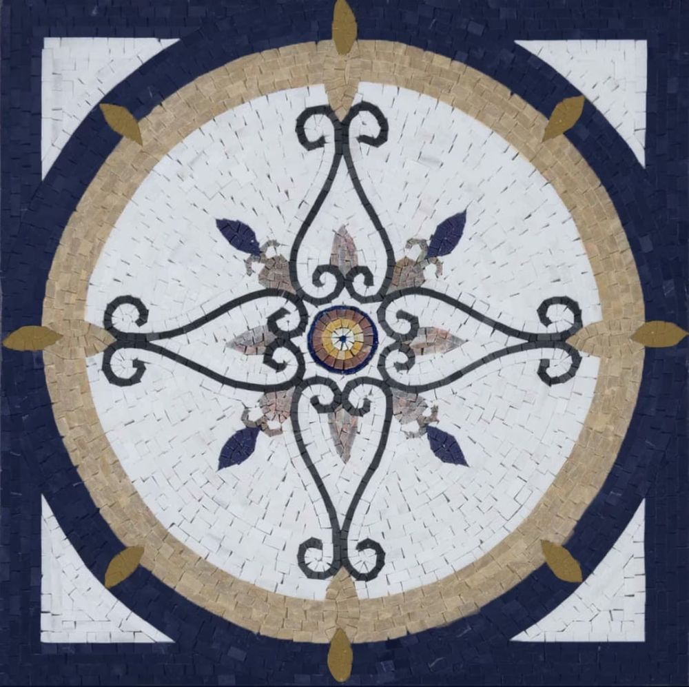 36''x36'' Mosaic Marble Square Floor Tiles Home Decorative Tile