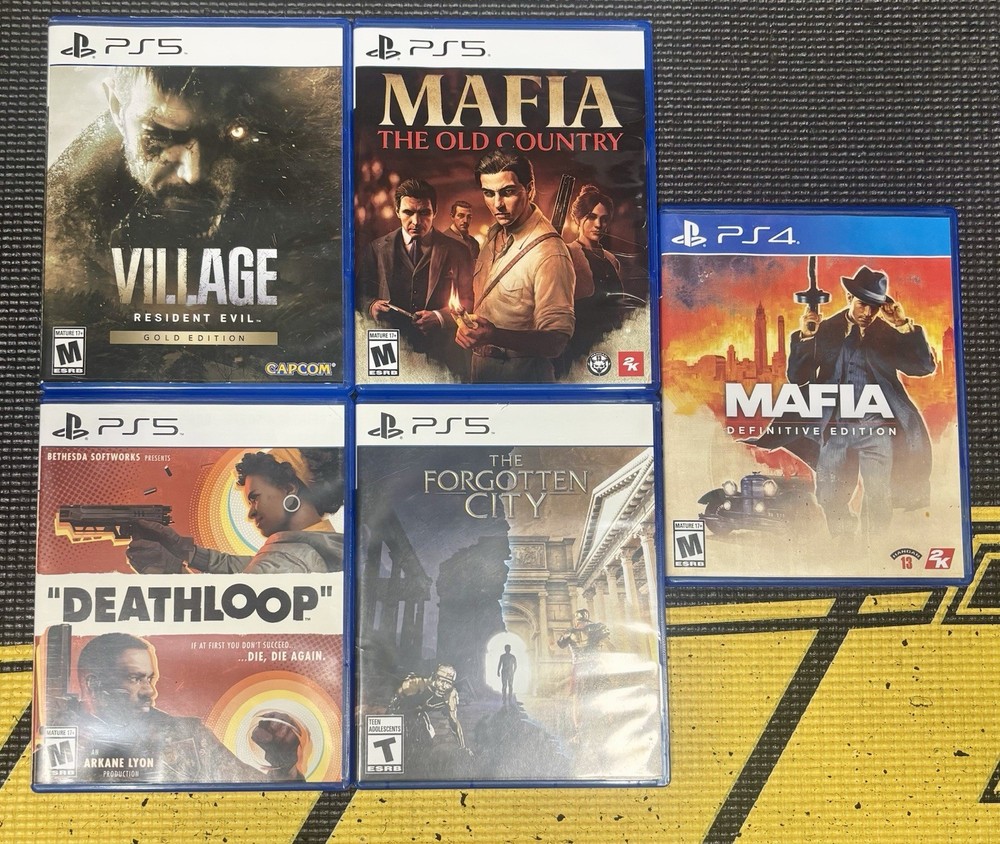 Lot of 5 Sony PS5/ Ps4 Good games, Fast Ship, Great Condition.