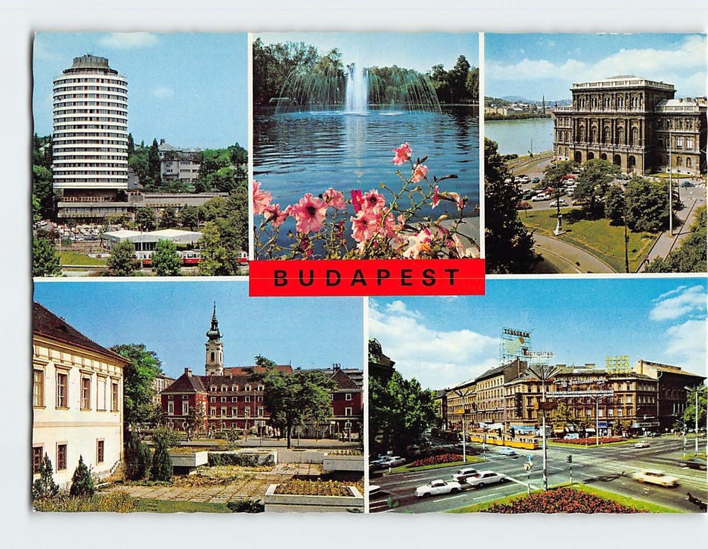 Postcard Budapest Hungary