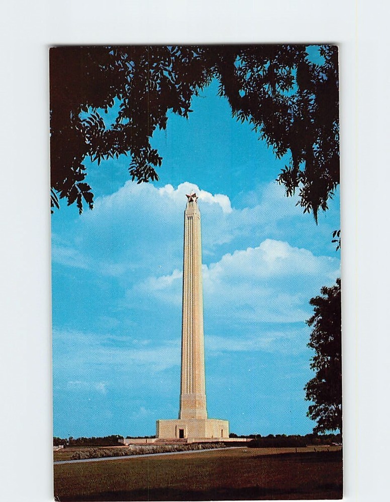 Postcard San Jacinto Museum And Monument Houston Texas USA