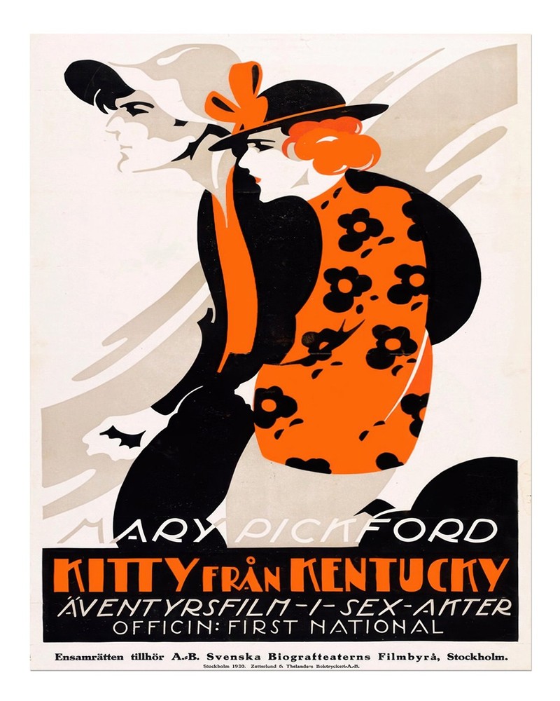 Vintage Art Deco Poster Wall Art - Elegant Graphic Design Home Decor