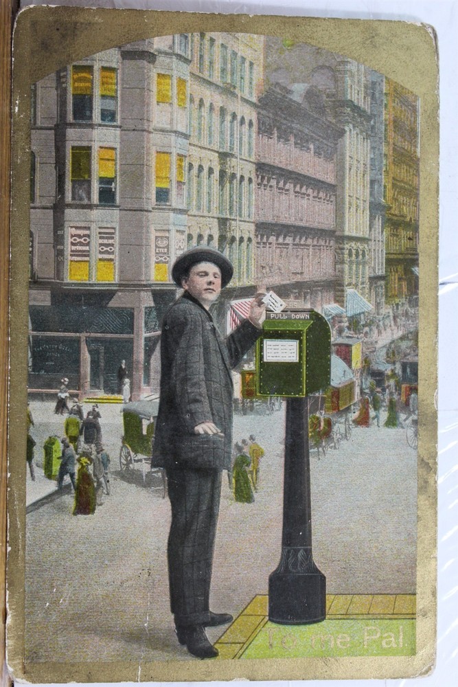 Comic Cartoon To Me pal Postcard Old Vintage Card View Standard Souvenir Postal