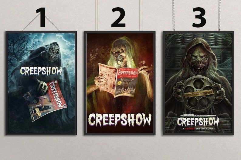 Creepshow Horror Anthology TV Series Retro Poster Print