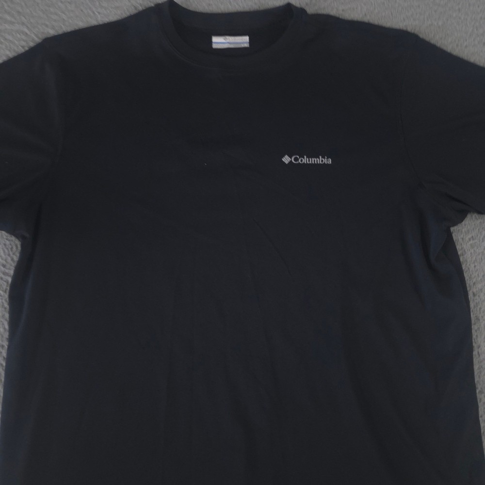 Columbia Shirt Mens L Black Omni-Freeze Zero Ice Performance Short Sleeve Tee