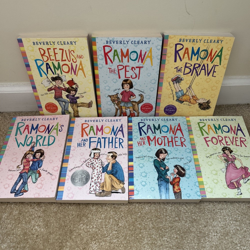 Beverly Cleary Set of 7 Book Lot Ramona & Friends Collection Harper Collins