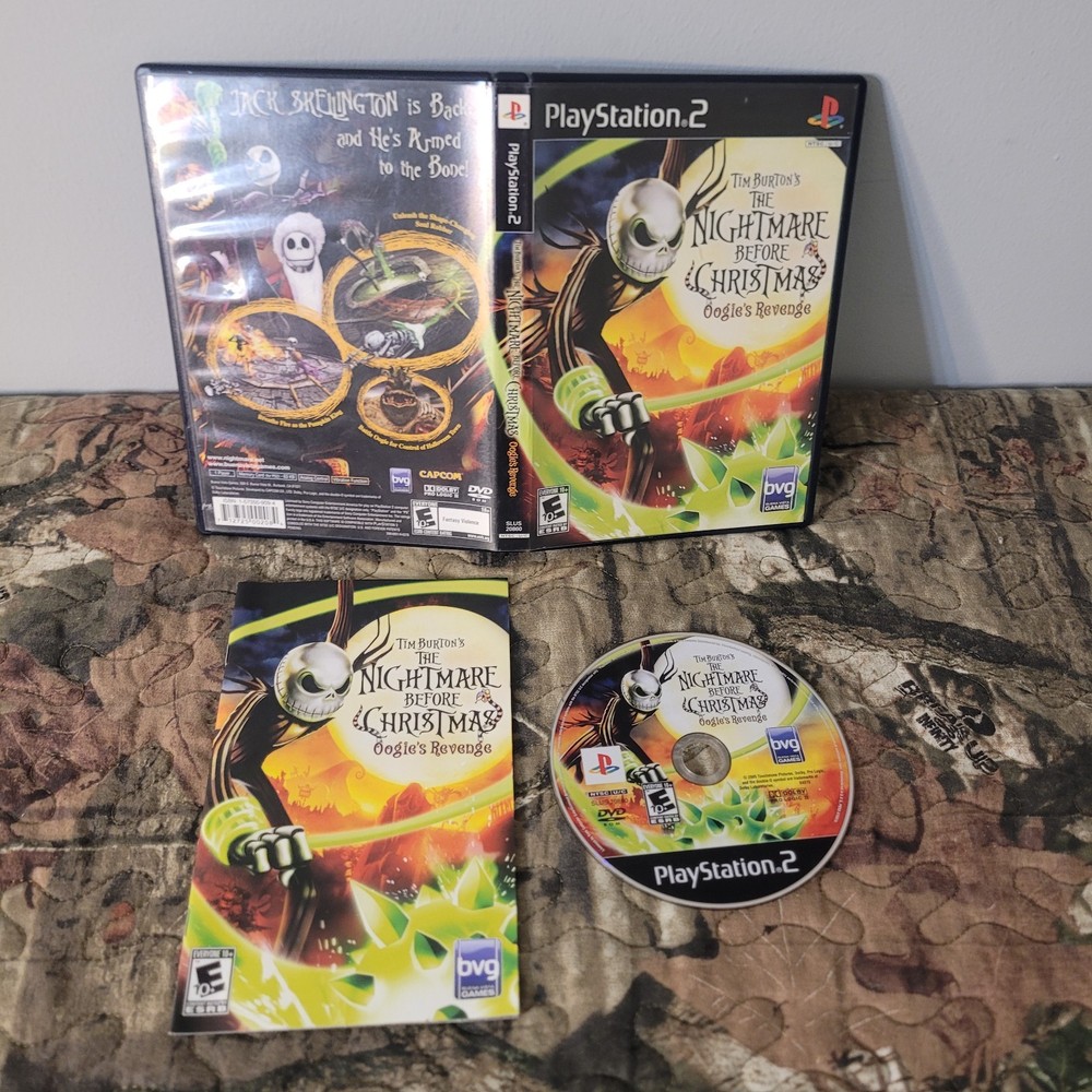 The Nightmare Before Christmas: Oogie's Revenge PS2 PlayStation 2 CIB (Not Mint)