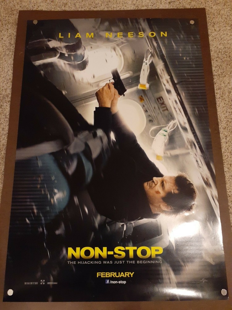 NON-STOP ex 27x40 ORIGINAL D/S MOVIE POSTER