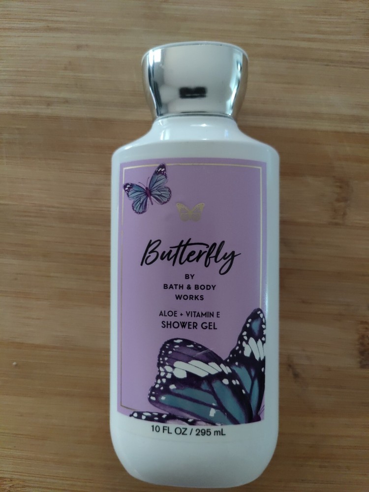 Bath and Body Works Butterfly 10 fl oz Aloe & Vitamin E Shower Gel New