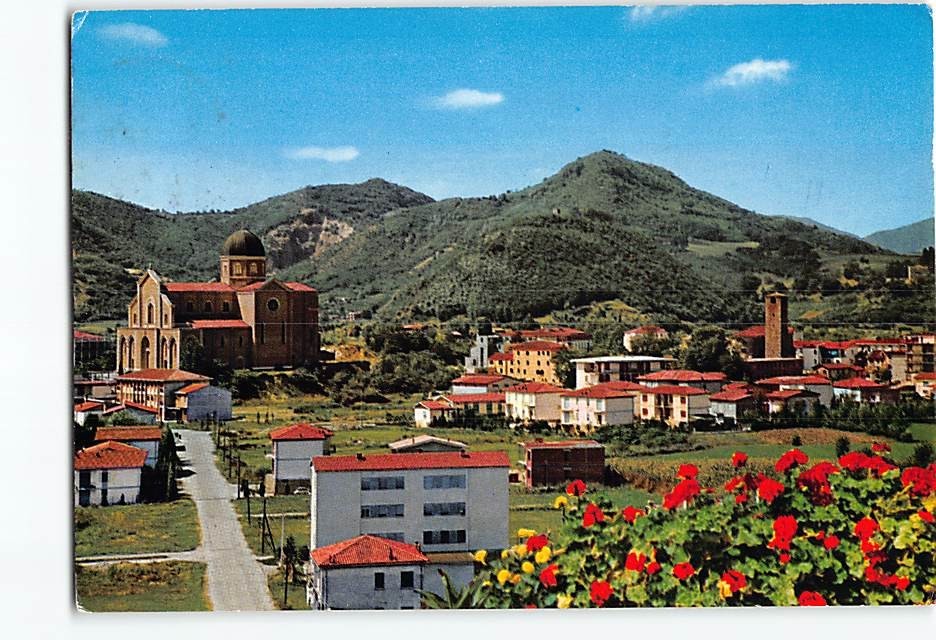 Postcard Panoramic View Montegrotto Terme Italy