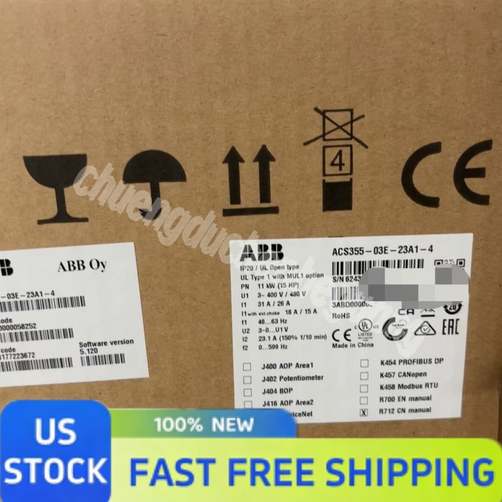 High Quality ABB ACS355-03E-23A1-4 Inverter Unopened NEW Fast Shipping US Stock