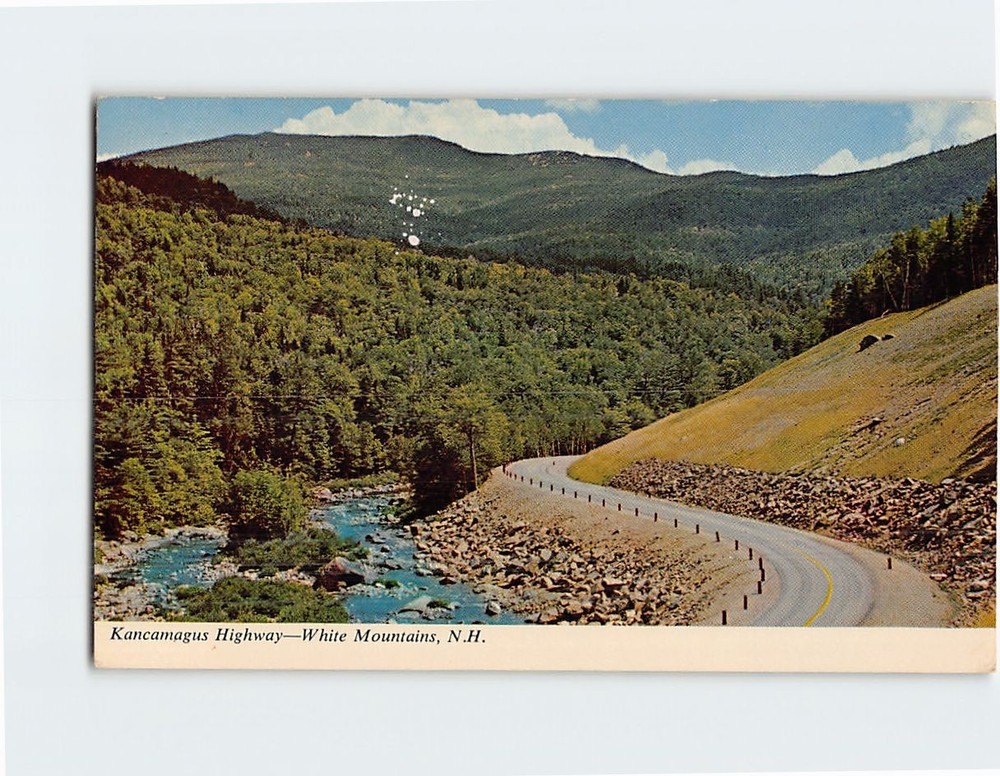 Postcard Kancamagus Highway White Mountains NH USA