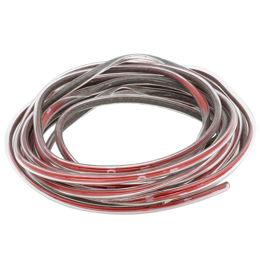 Clear 16ft Car Door Edge Guard Trim Rubber Molding Seal Strip Scratch Protector.