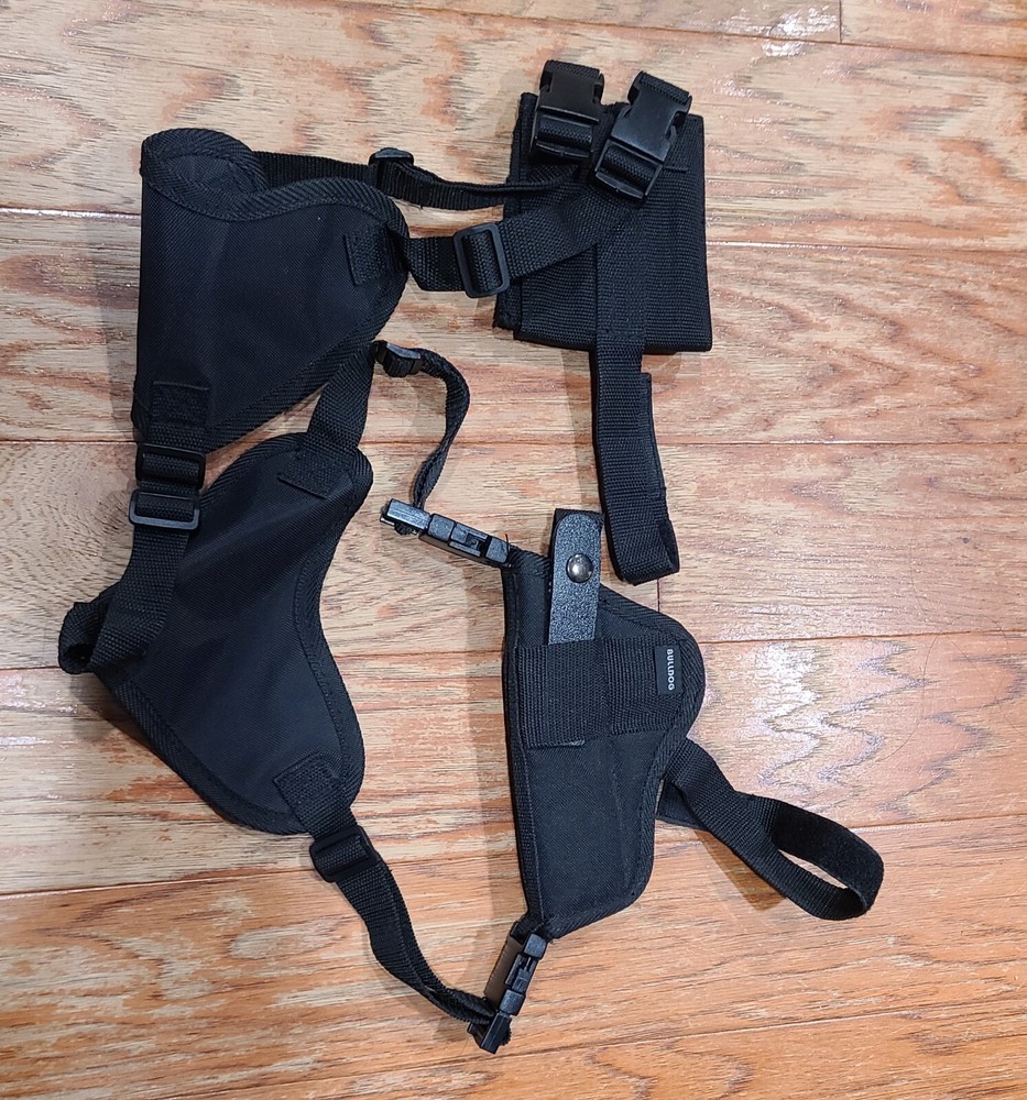 Tactical Bulldog Deluxe Shoulder Harness J Frame Revolvers Underarm Gun Holster