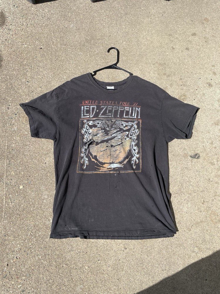 Vintage Led Zeppelin 1997 United States Tour 2005 Merch Band Tee
