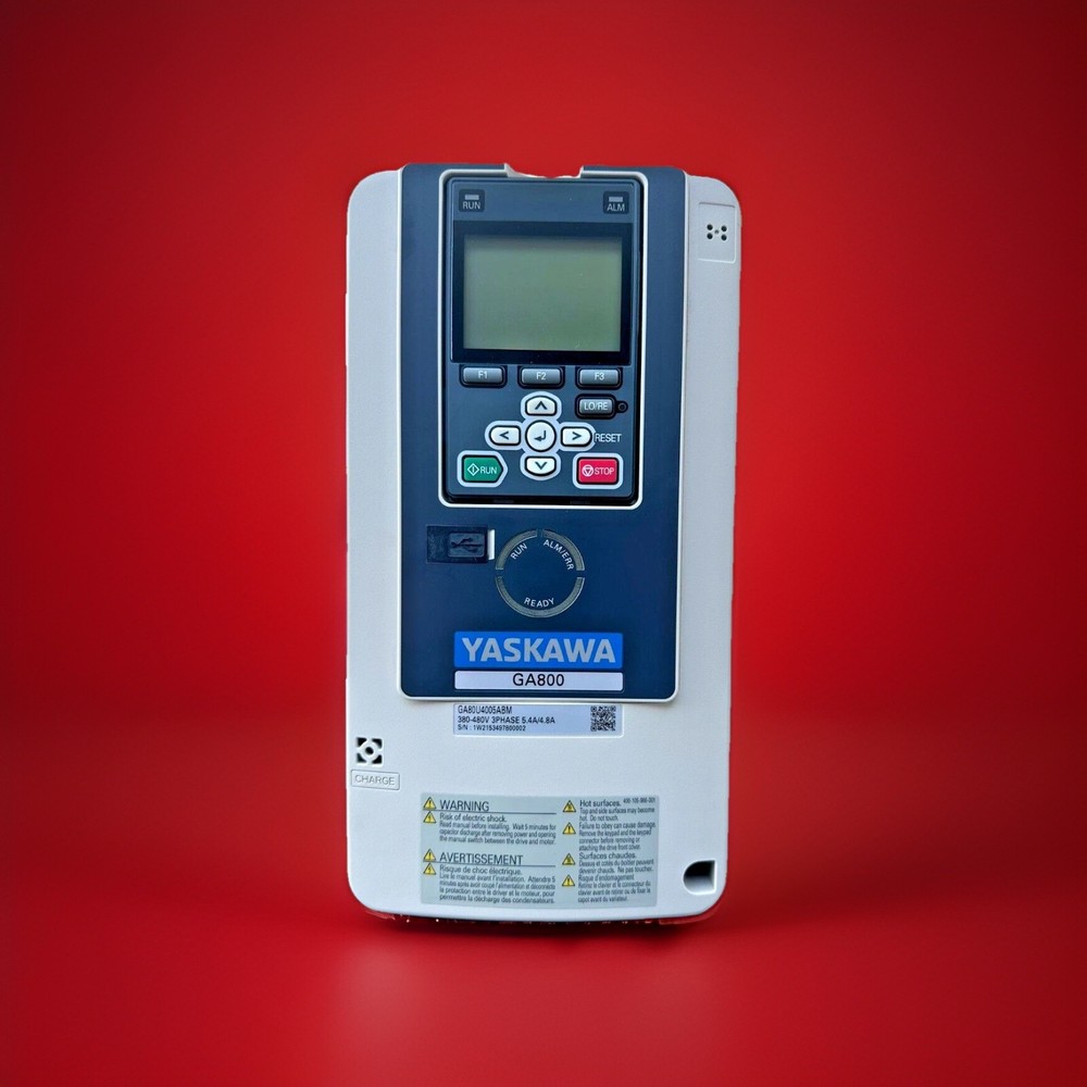YASKAWA AC Drives, GA800 Series, CIPR-GA80U4005ABMA, 3HP, 480V, IP20 Enclosur
