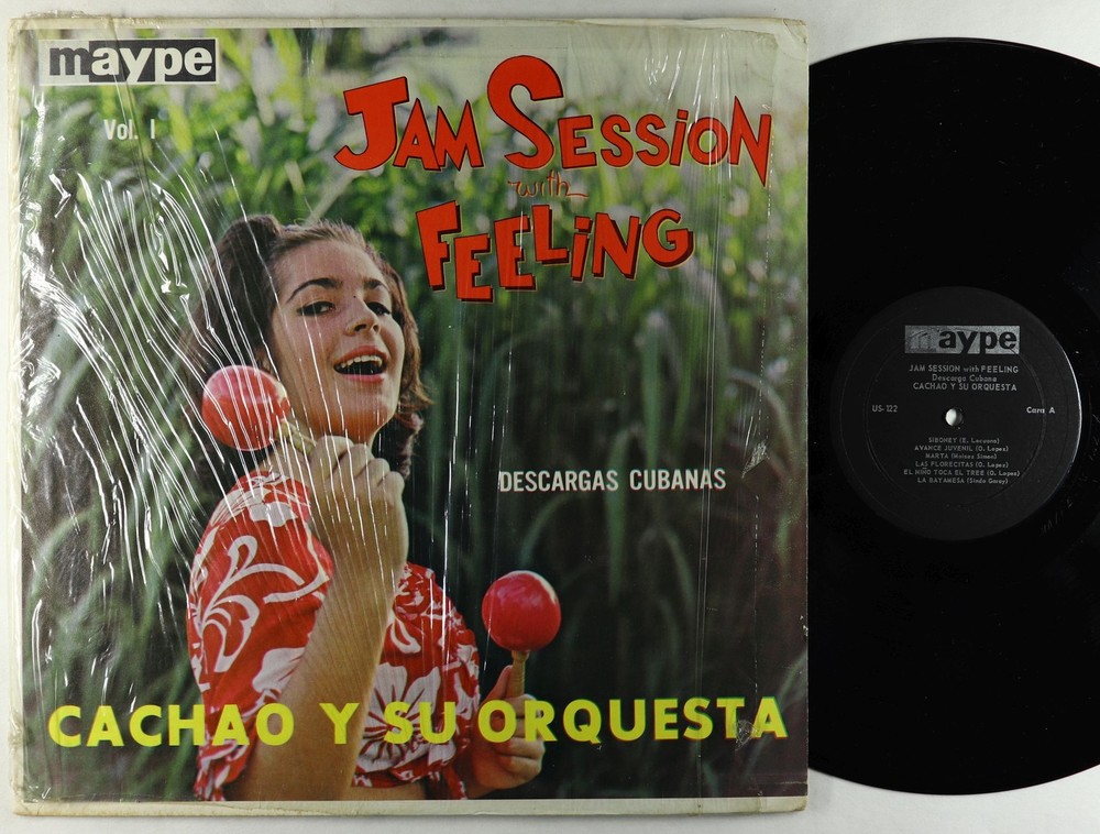 Cachao Y Su Orquesta - Jam Session With Feeling LP - Maype VG+ Shrink
