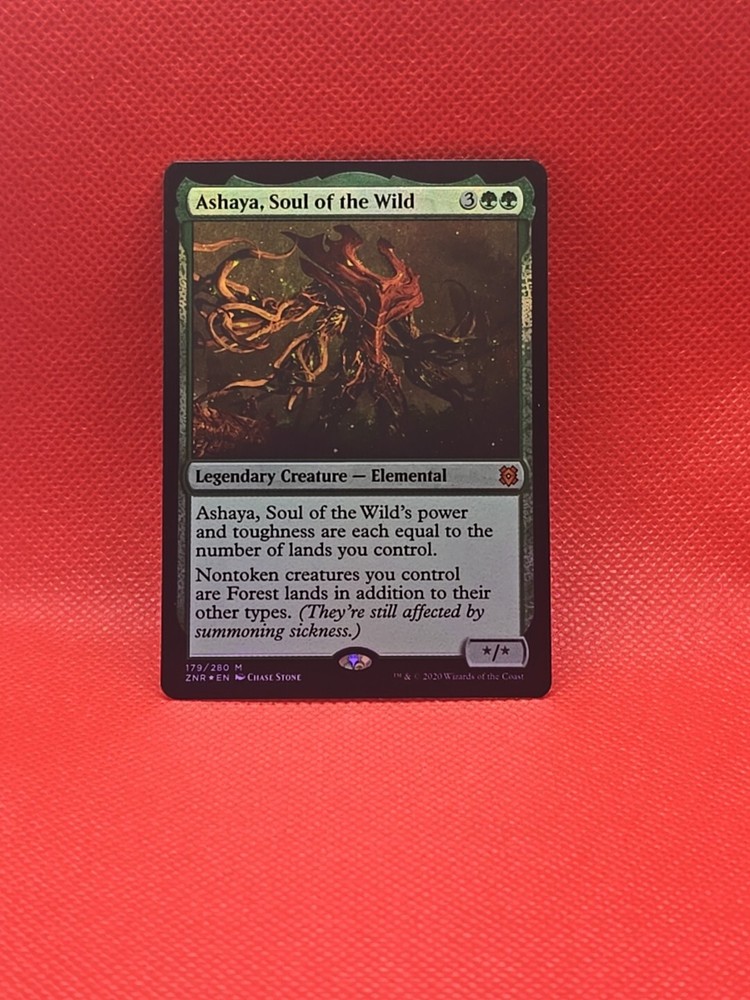 Ashaya Soul of the Wild Foil Zendikar Rising Edition
