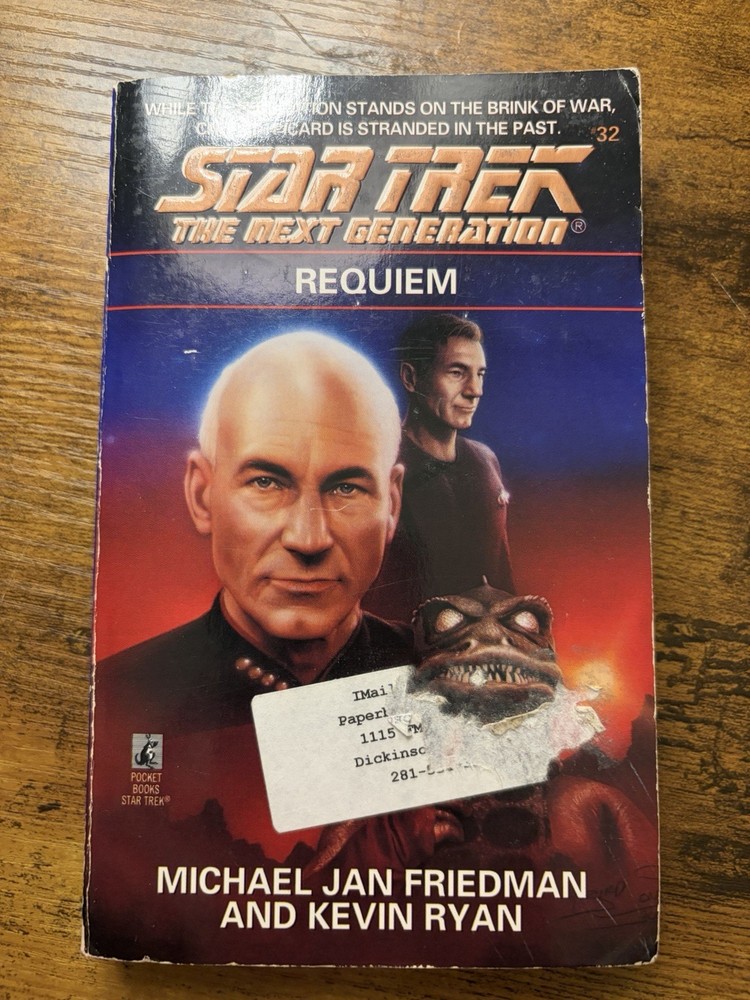 Star Trek - Requiem : A Novel by Michael Jan Friedman & Kevin Ryan (1994)