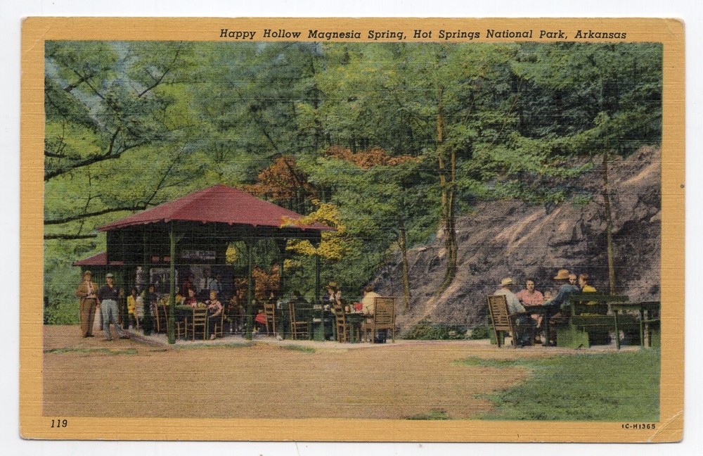 1940s? Linen - Happy Hollow Magnesia Spring - Hot Springs Nat'l Park, Arkansas