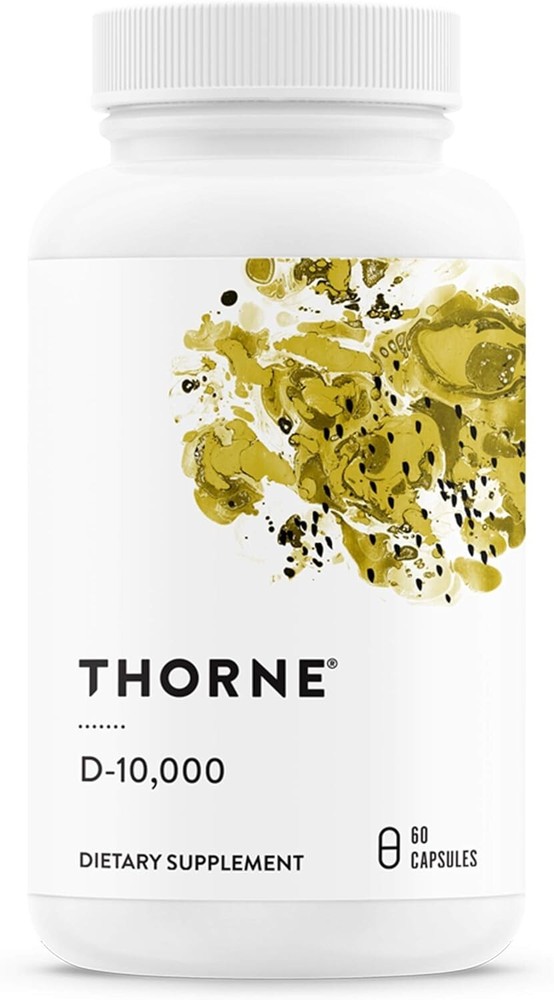 Thorne Vitamin D-10,000 - Vitamin D3 Supplement - 10,000 IU -60ct