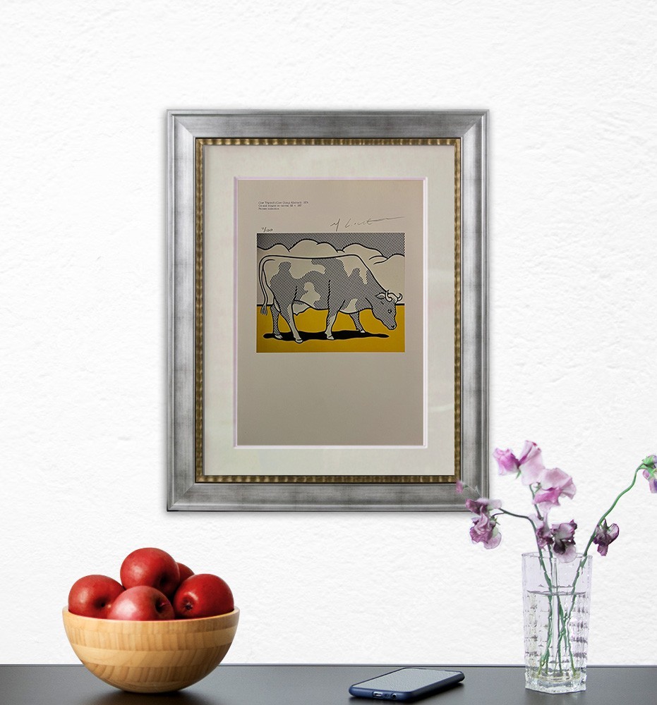 Roy Lichtenstein, Original Hand-signed Lithograph with COA & Appraisal of $3,500