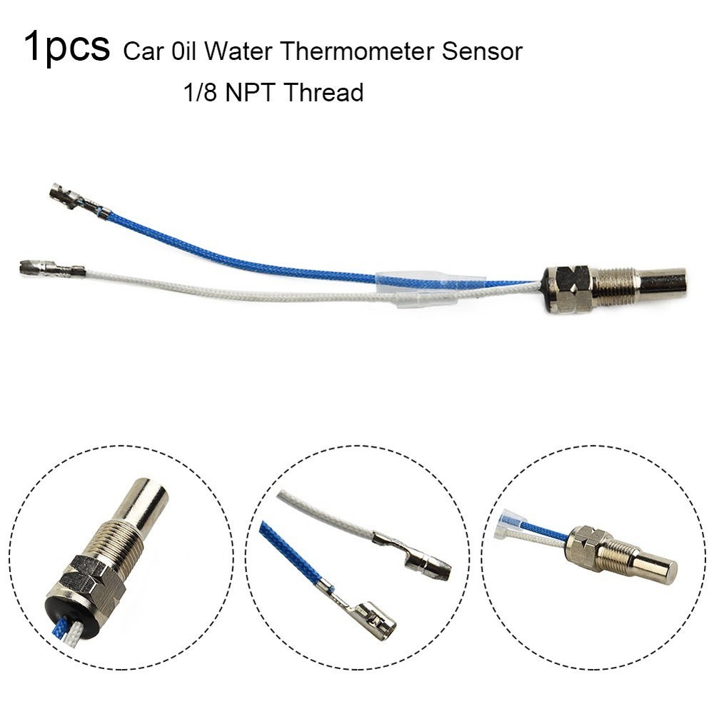 Water Temperature Oil Temperature Sender Sensor Temp Sender NPT 1/8 Parts