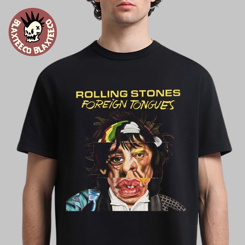 The Rolling Stones Foreign Tongues Album Cover Art T-Shirt S-5XL