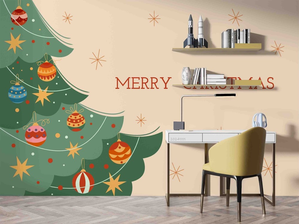 3D Christmas Illustration Wall Murals Wallpaper Murals Wall Sticker 42