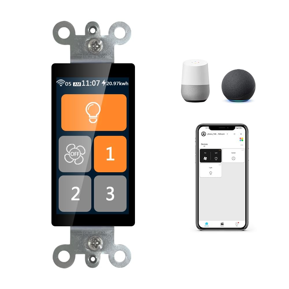 L9-HF Smart Ceiling Fan with Light and Customizable 3-Speed Switch